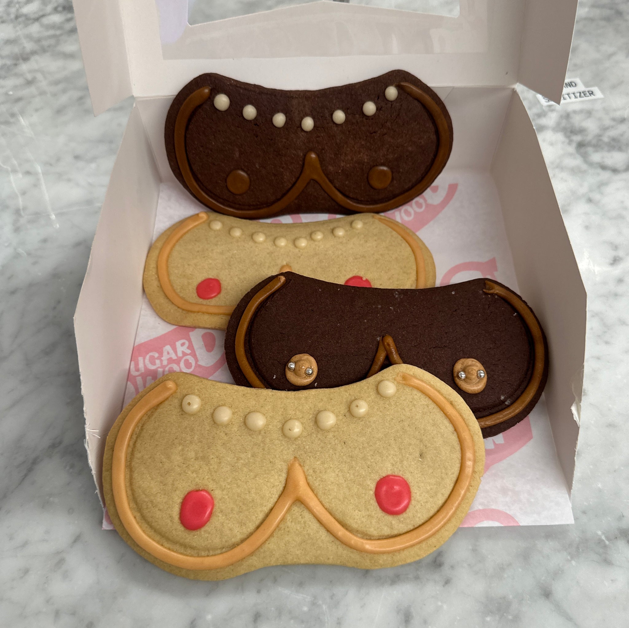 NAUGHTY COOKIE GIFT BOXES by Sugar Wood From $48.00 NAUGHTY COOKIE GIFT BOXES by Sugar Wood From $48.00