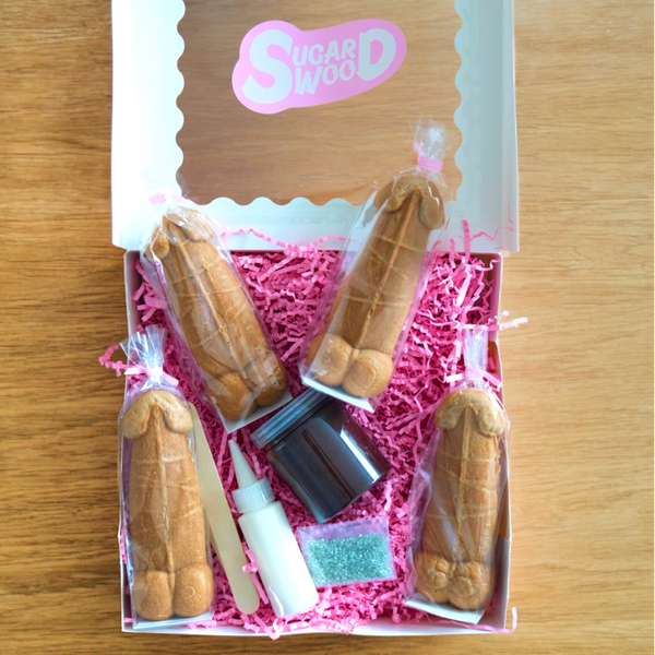 SUGAR WOOD NAUGHTY WAFFLE DIY DECORATING KITS - CUSTOMIZABLE - Sugar Wood NYC
