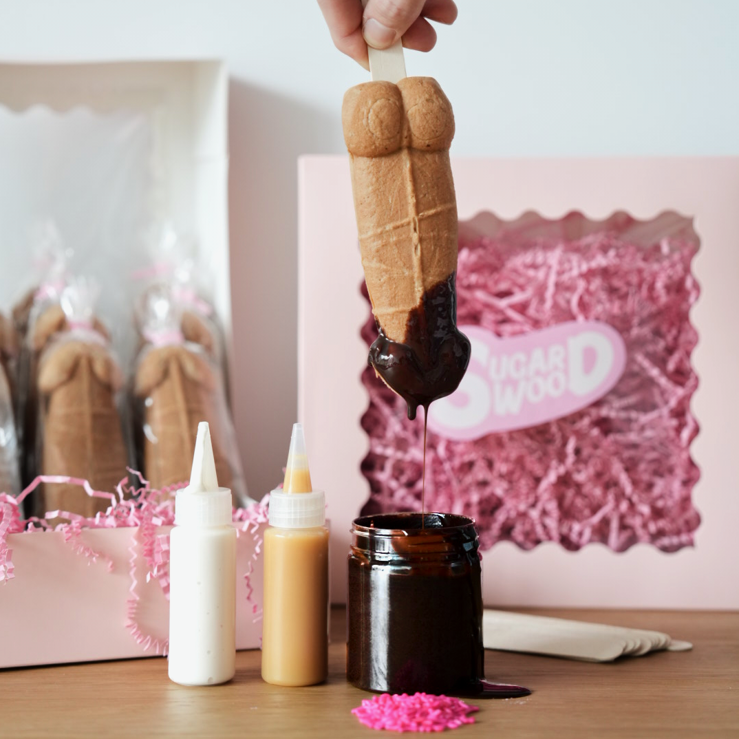 SUGAR WOOD NAUGHTY WAFFLE DIY DECORATING KITS - CUSTOMIZABLE - Sugar Wood NYC